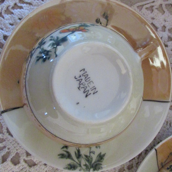 Authentic Japanese Lusterware Tea 13 piece set - Picture 7 of 12